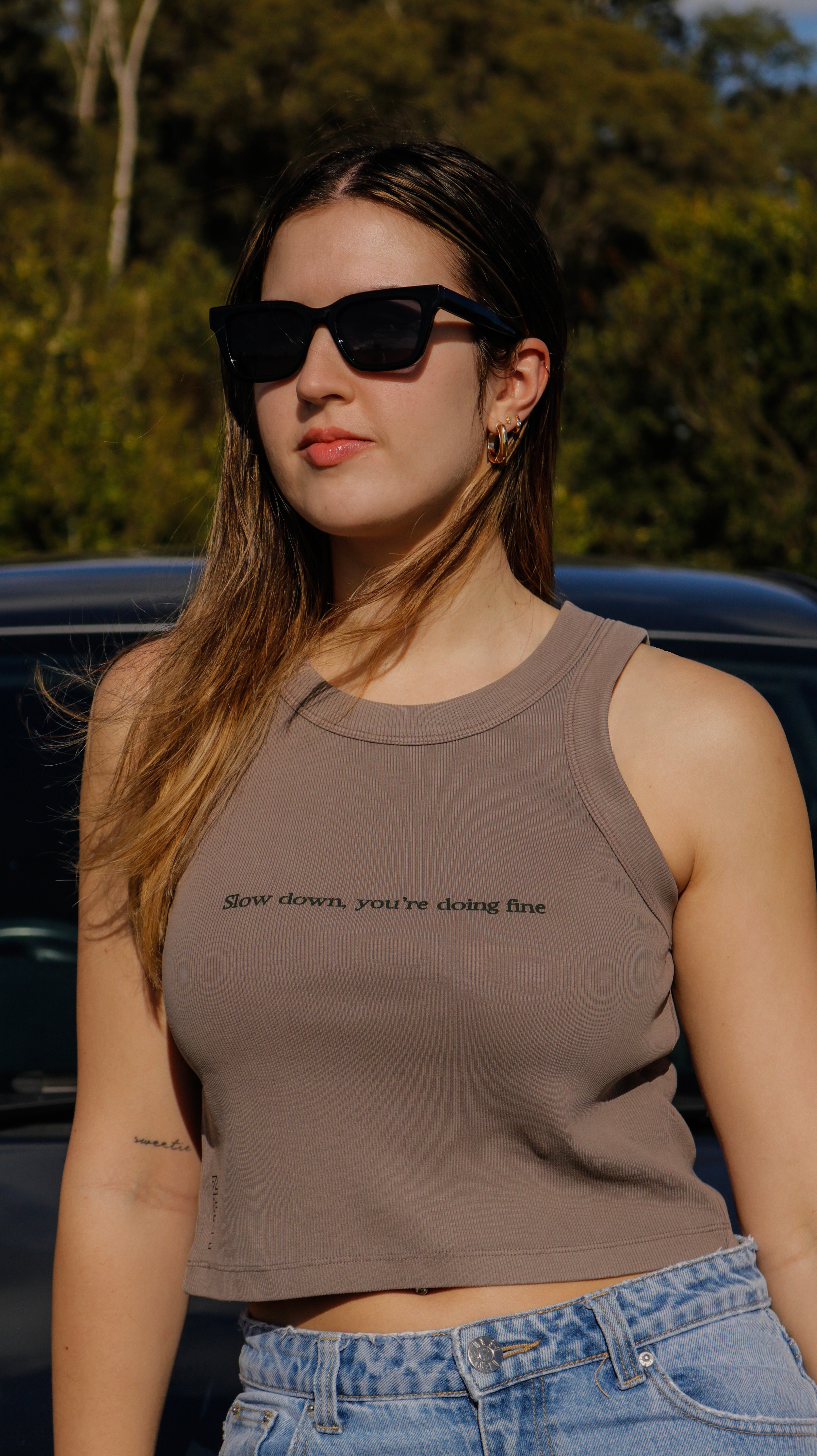 Slow Down Tank Top